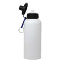Picture of 20 oz White Aluminum Water Bottle 
